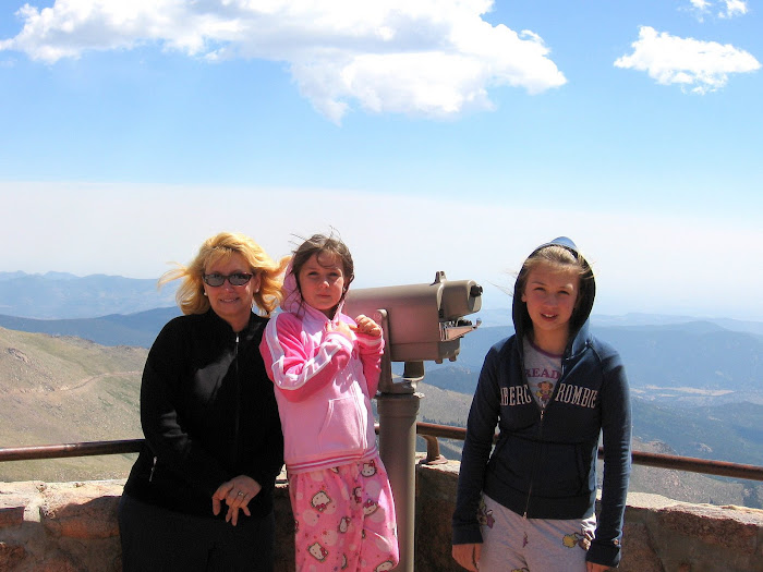 At the top of Mt Evans