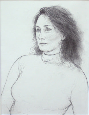 A woman sketch