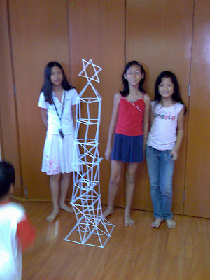 Drinking Straw Tower