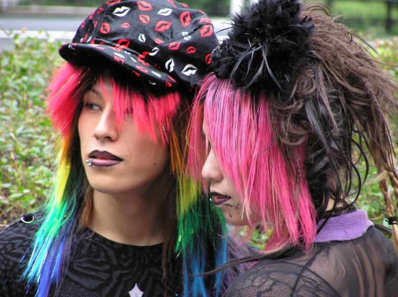 Harajuku Girls,Japanese Harajuku Hair Style,Harajuku Fashion Style