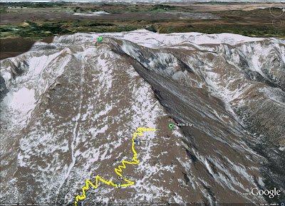 Barr Trail, GPS Track Upper