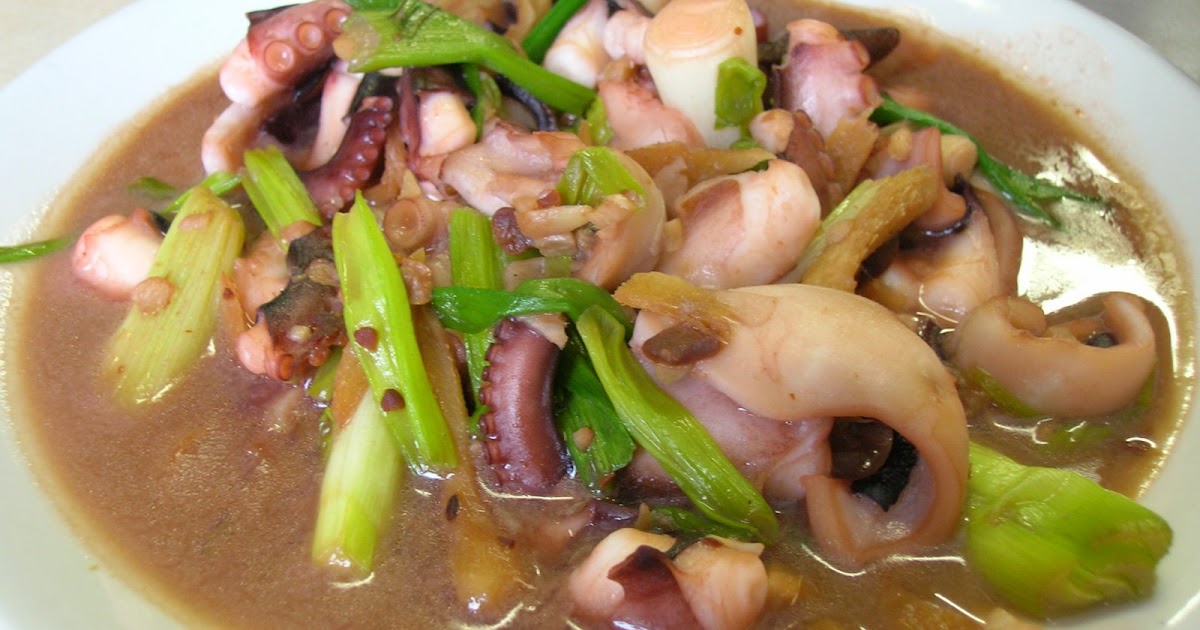 Ai Lien ^^ Cook for Happiness StirFry Musky Octopus with Ginger and