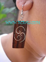 suppliers jewels wooden earrings asian