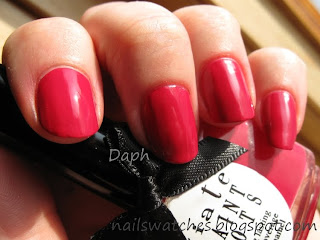 Ciaté Cocktail Dress ciaté winter collection 2009/2010 cocktail dress red berry creme nail polish nailswatches