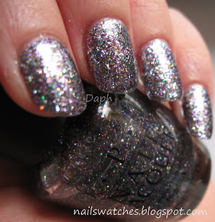 OPI Mad As A Hatter opi mad as a hatter maah glitter polish gritty limited edition hysterial glitter alice in wonderland collection 2009 hard to find nail polish nailswatches