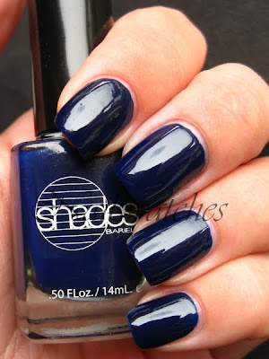 Barielle Berry Blue barielle berry blue dark blue creme nailpolish nailswatches
