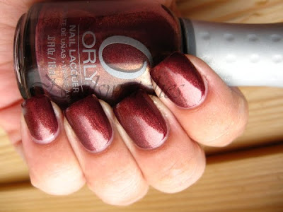 Orly Rockin' Rocket orly rocking rocket holiday collection 2010 tis the season brown red golden shimmer nail polish nailswatches