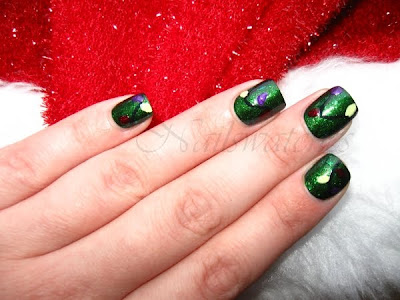 Christmas lights christmas lights nail polish manicure xmas tree nailswatches