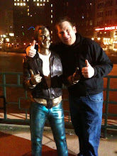 Pastor Tim and the Bronze Fonz