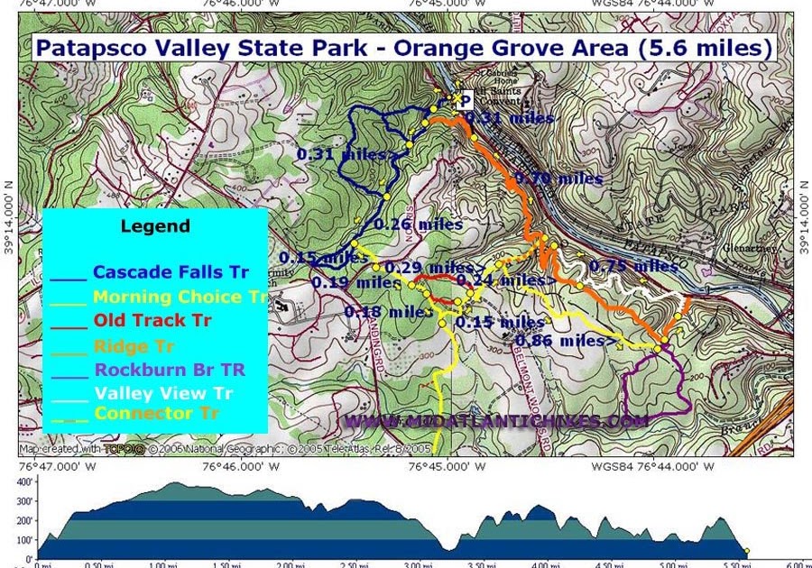 Patapsco State Park Map Over The Hill: Hiking In Patapsco Valley State Park