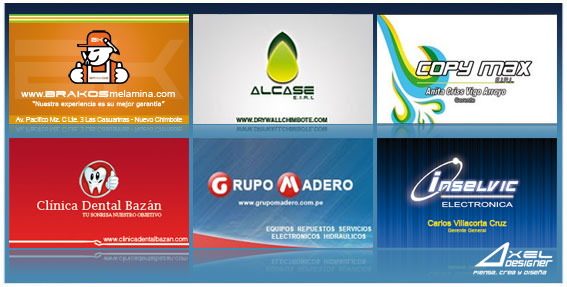 Tarjetas de Presentación en Chimbote