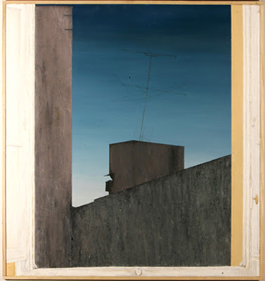 Obra de Eva Román: Noche clara (técnica mixta)