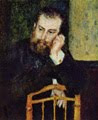 Alfred Sisley retratado por Pierre-Auguste Renoir