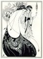 Aubrey Beardsley: ilustración para Salomé (de Oscar Wilde): The Peacock Skirt