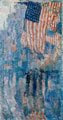 Childe Hassam (58) - La Avenida bajo la lluvia (1917)