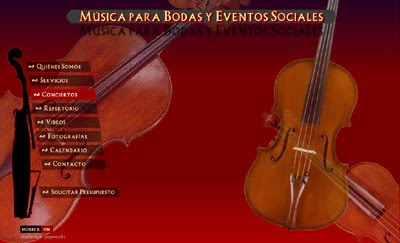 ver web Música para bodas y otro tipo de eventos sociales