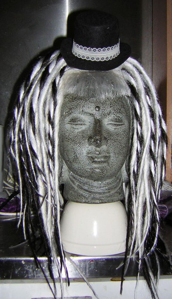 DIY Dread Wig from cheap costume wig —