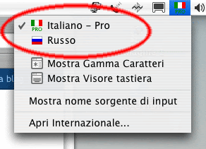 Impostare Tastiera Russa Mac