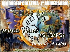 1 ANO DE VIDAS LINHA - BLOGAGEM DE ANIVERSÁRIO