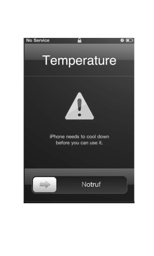 Bloop Blooop Bleeeeeep: iPhone 4 buzzing on Temperature Warning!