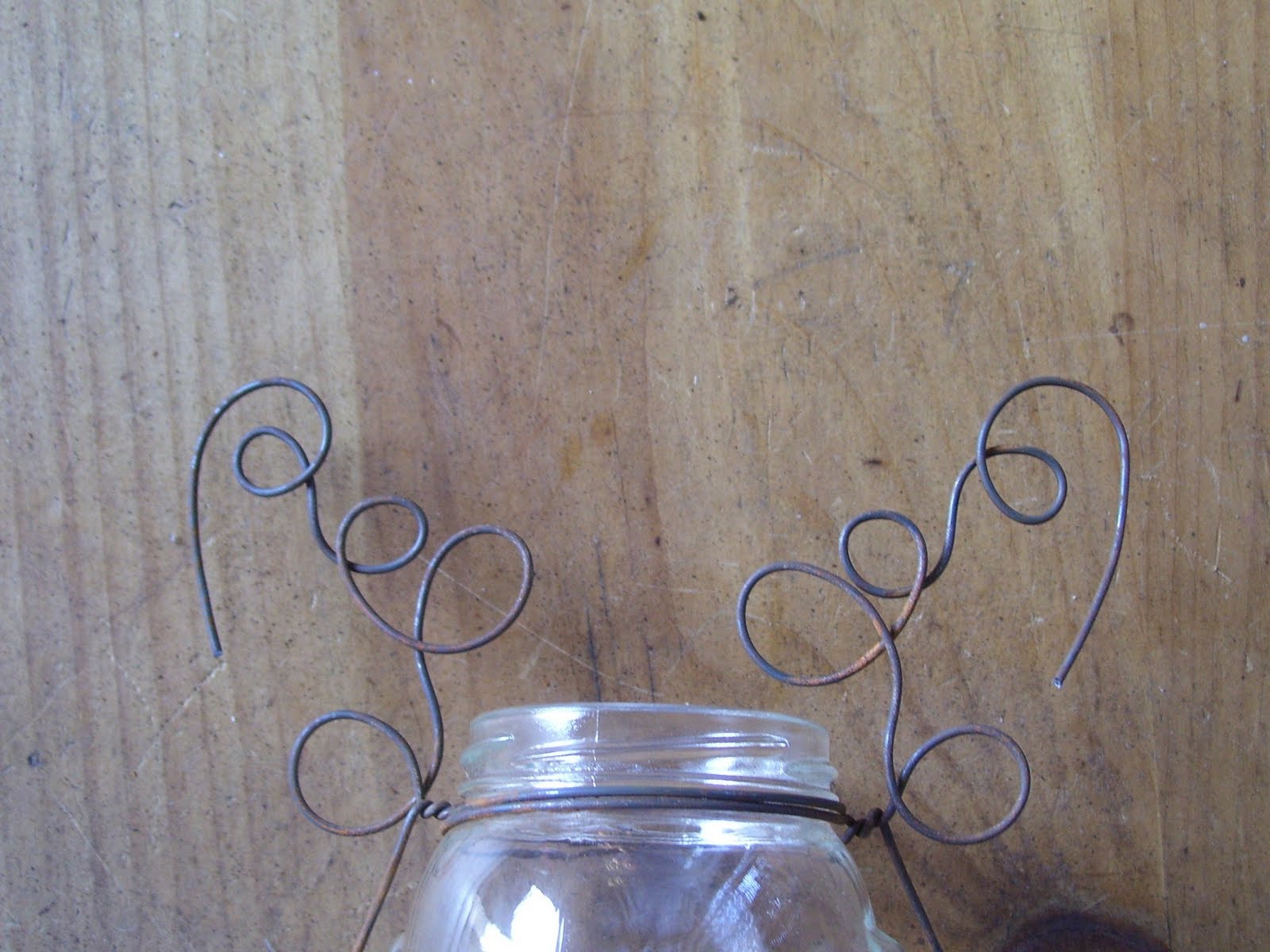 PeridotsGardenBlog How to Make a Wire Hanging Candle Holder!