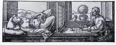 Durer perspective optical gaze grid nude