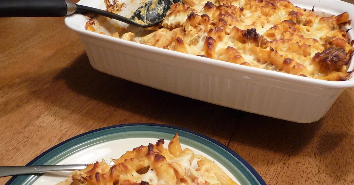Love At First Bite Penne A La Vodka Casserole