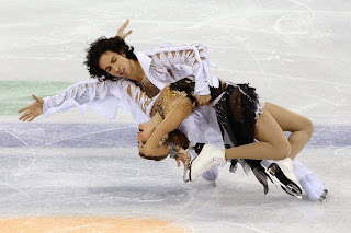 Shockingly, Belbin and Agosto were beat out for the Bronze Medal after a clearly far superior free dance effort. Photo courtesy daylife.com