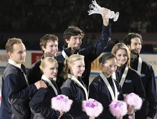 ISU World Team Trophy: Team USA photo courtesy AP