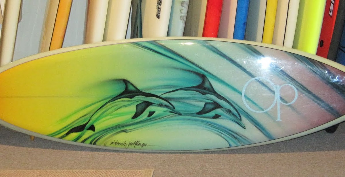 Beach House Surf Community Really slick 70's single fin that came into