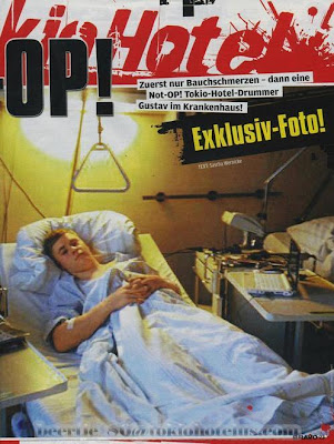 Imagen exclusiva de Gustav en el Hospital -revista Gusti+ospital