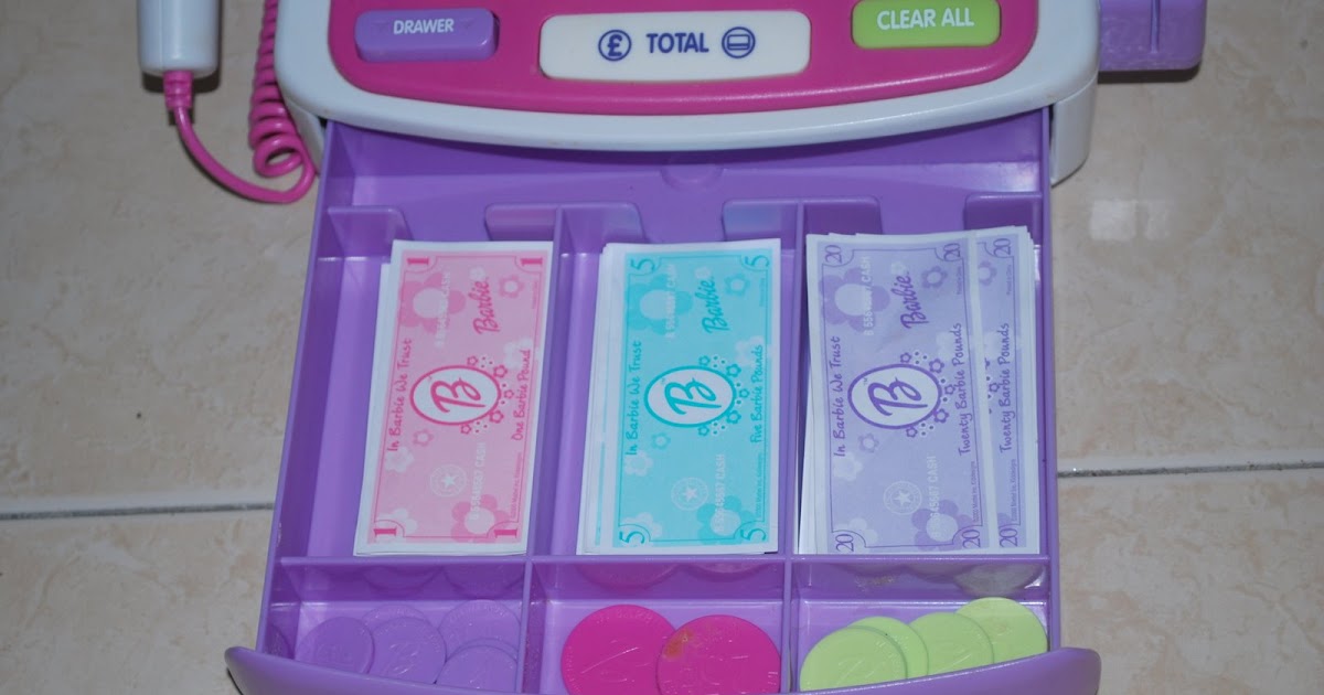 SOLD - SHOP WITH ME BARBIE TALKING CASH REGISTER ELECTRONIC | brandedtoys