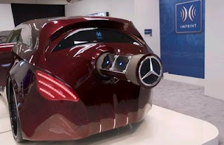 Design Mercedes concept car with sticky out bits 