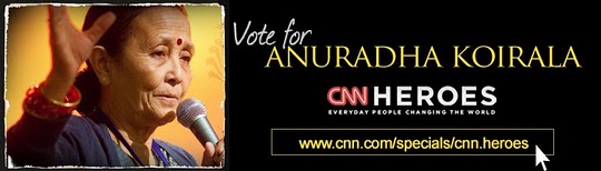 Vote for Anuradha Koirala at CNN Heroes-2010