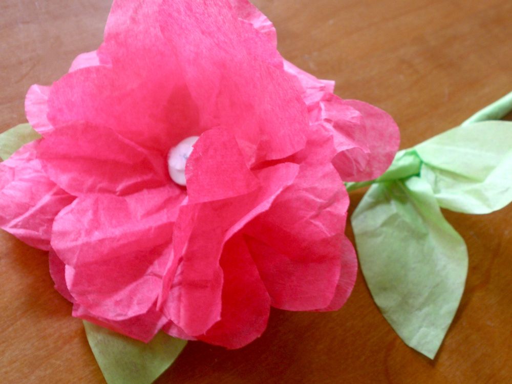 how to make tissue paper roses for kids how to make tissue paper roses for kids