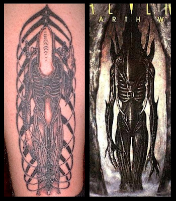 This Tribal Alien Tattoo as it was labeled is taken from John Bolton's 