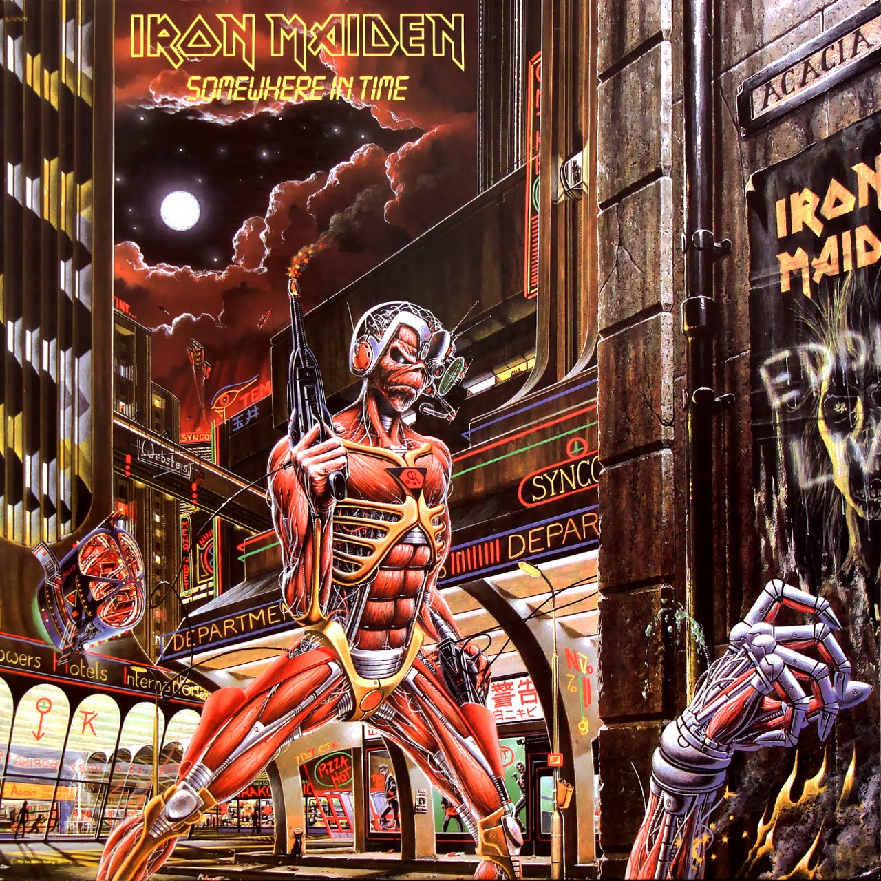 iron maiden eddie album covers