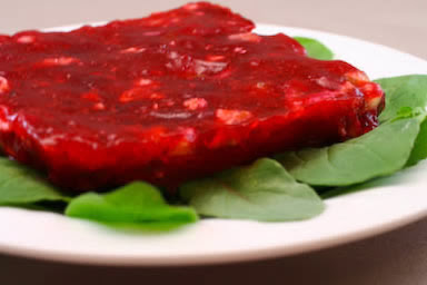 Double Berry Jello Salad for Thanksgiving Double Berry Jello Salad