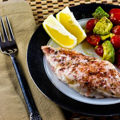 Easy Spice-Rubbed and Roasted Fish Fillets (Low-Carb ...