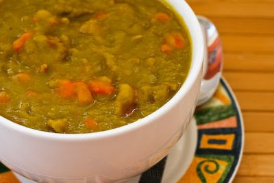Budget-Friendly Split Pea Soup with Chicken Sausage and Carrots Split Pea Soup