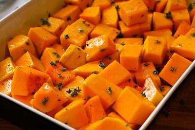 The recipe for this delicious version of roasted butternut squash is coming soon! How to Peel and Cut Up a Butternut Squash
