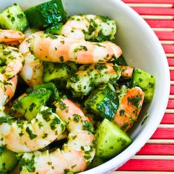 [shrimp-cucumber-mint-salad-recipe-kalynskitchen.jpg]