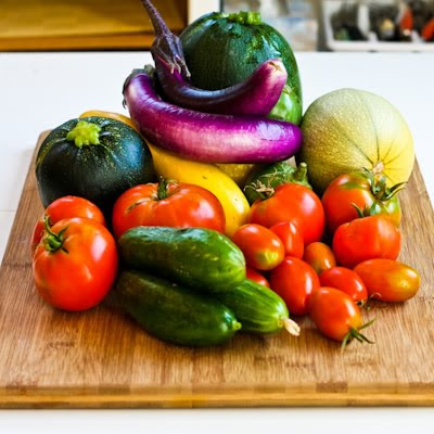 The garden has slowed down a lot, but I really save these late vegetables even when the pickings are kind of slim. fall garden produce
