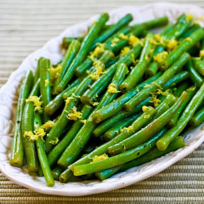 These Lemony Green Beans are so easy and drop-dead delicious that they'd make a perfect Thanksgiving vegetable option. Lemony Green Beans