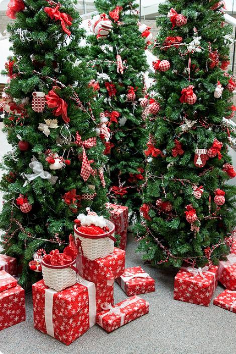 decoracao de arvore de natal vermelha e branca:Sonhando, Vivendo e Aprendendo: Arvore de natal decoracao de arvore de natal vermelha e branca:Sonhando, Vivendo e Aprendendo: Arvore de natal