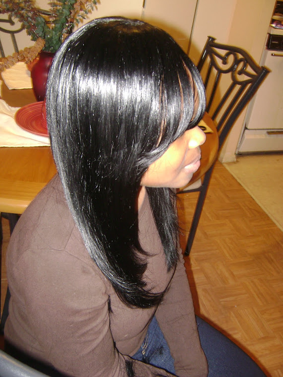 SIDE VIEW OF STRAIGHT WEAVE