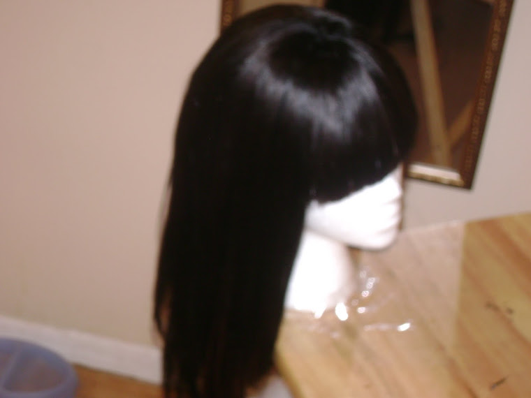 SIDE VIEW OF WIG