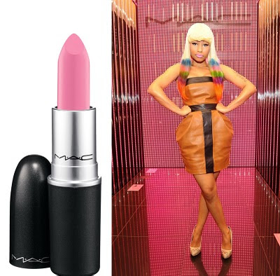 Minaj's MAC Pink Friday lipstick collaboration.