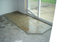 Tile by basement slider