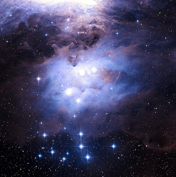 M43, de Mairan's Nebula, part of the Orion Nebula / DSS2